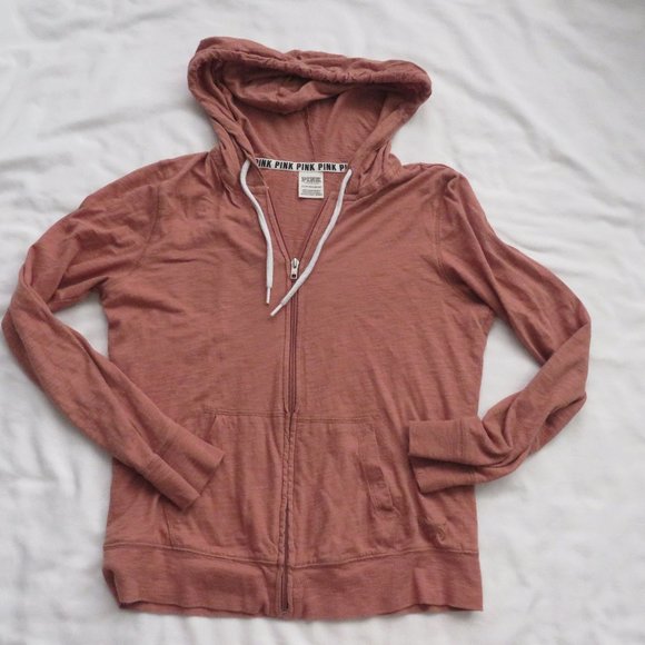 PINK Victoria's Secret Jackets & Blazers - Ladies PINK Victoria's Secret Light Brown Hoodie